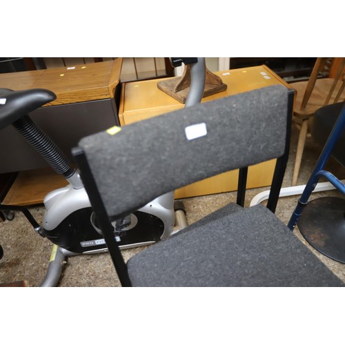 202 - 2 black office chairs