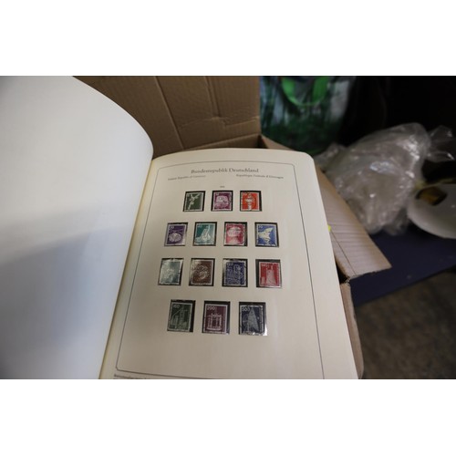 278 - Box of stamp albums, stock books - worldwide