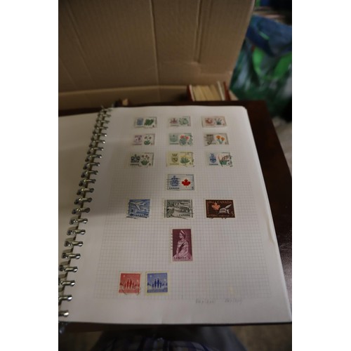 278 - Box of stamp albums, stock books - worldwide