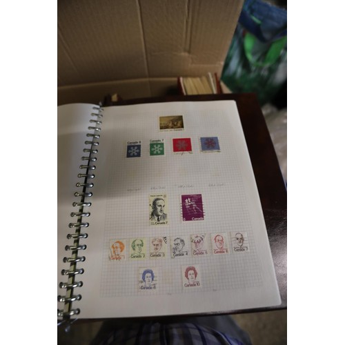 278 - Box of stamp albums, stock books - worldwide