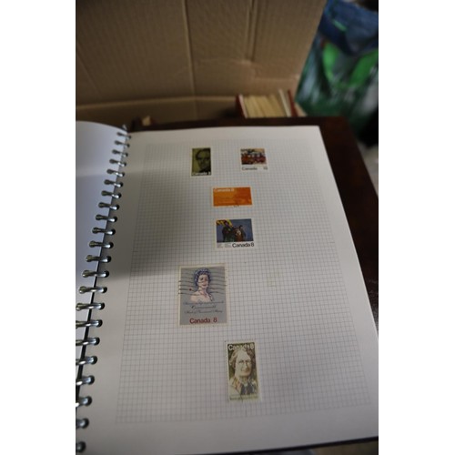 278 - Box of stamp albums, stock books - worldwide