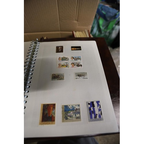 278 - Box of stamp albums, stock books - worldwide