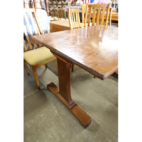 549 - Mahogany library table - Victorian