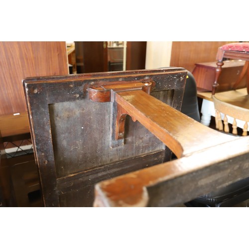 549 - Mahogany library table - Victorian