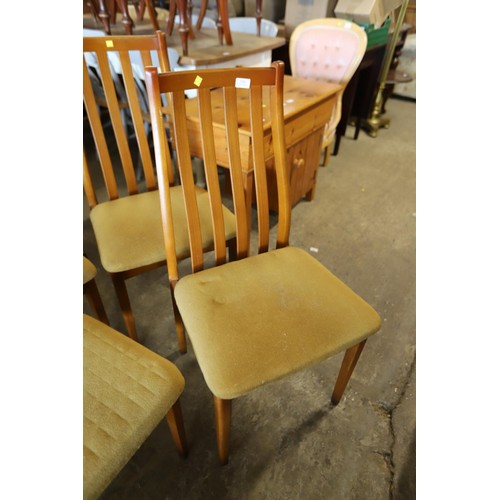 550 - Set of 4 retro mid century stateroom dining chairs