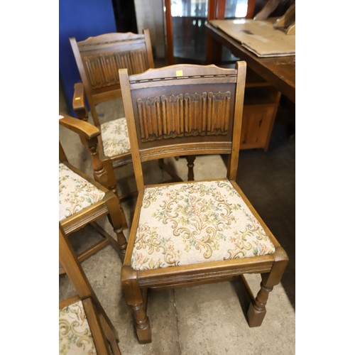 571 - Ercol chairs - 4 (2 carver & 2 dining)