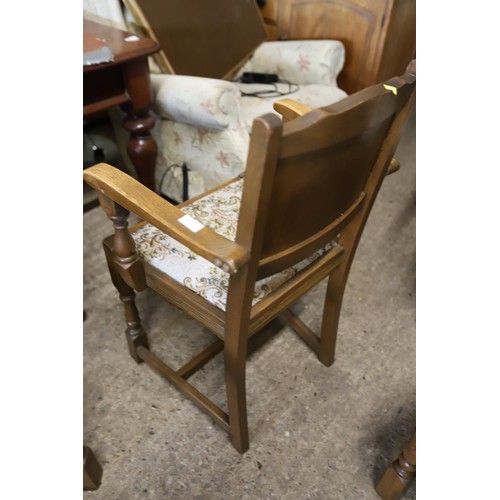 571 - Ercol chairs - 4 (2 carver & 2 dining)