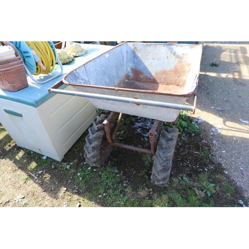 59 - Galvanised garden barrow