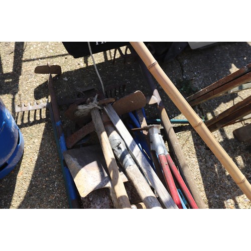 73 - Large quantity of garden tools