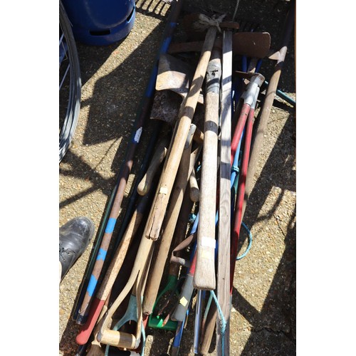 73 - Large quantity of garden tools