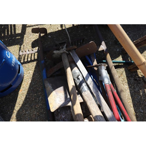 73 - Large quantity of garden tools