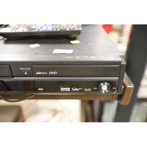 89 - Panasonic video/DVD recorder with remote - warranted until 12 noon Tuesday following the above sale