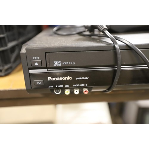 89 - Panasonic video/DVD recorder with remote - warranted until 12 noon Tuesday following the above sale