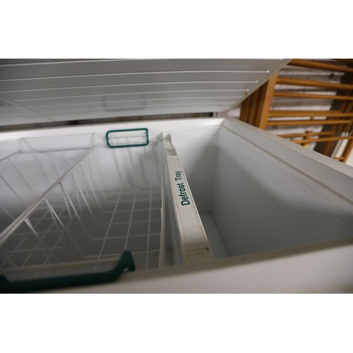 105 - Scandinova chest freezer - warranted until 12 noon Tuesday following the above sale