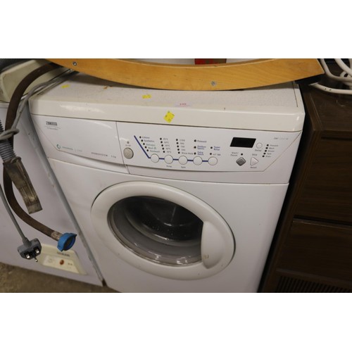 108 - Zanussi washing machine - warranted until 12 noon Tuesday following the above sale