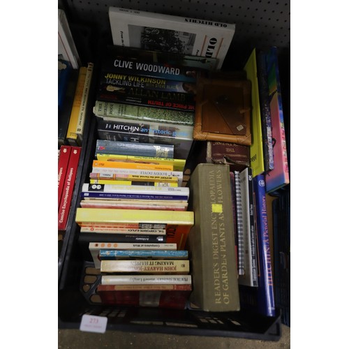 273 - 5 crates of various books