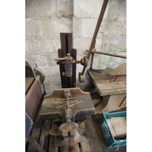 145 - Antique Manual mortising machine