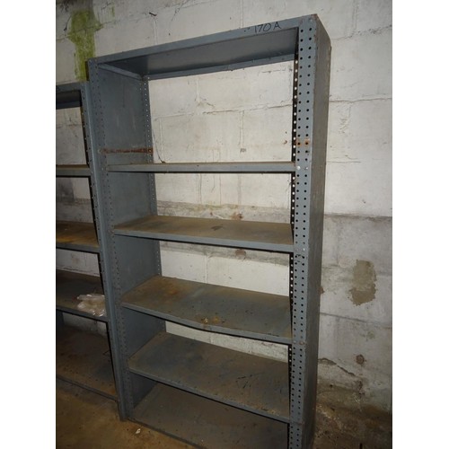 170A - 6 shelf Metal shelf unit