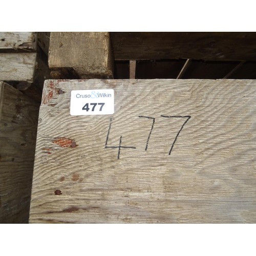 477 - 4 x large apple boxes - Note V.A.T on this lot