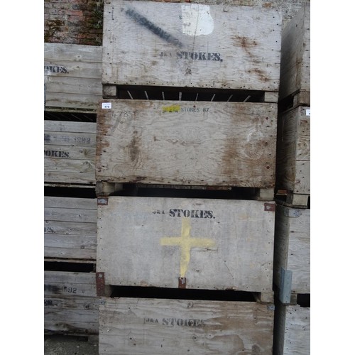 478 - 4 x large apple boxes - Note V.A.T on this lot