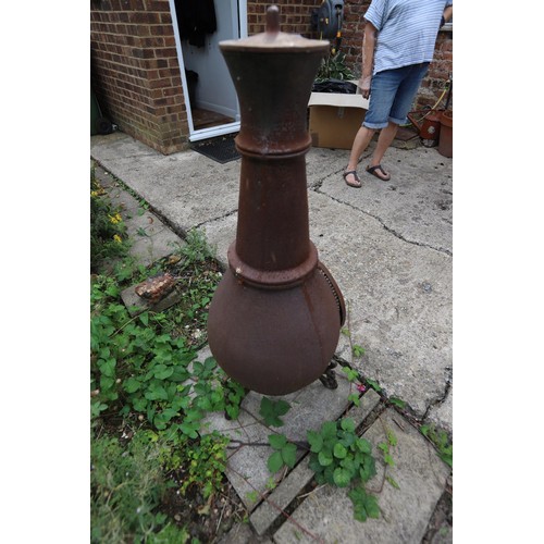 83 - Outside patio chimney