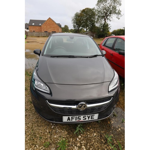 3 - 2015 Vauxhall Corsa Excite, record miles 23,910  5 door hatchback, petrol, 1.4, grey - MOT until 13t... 