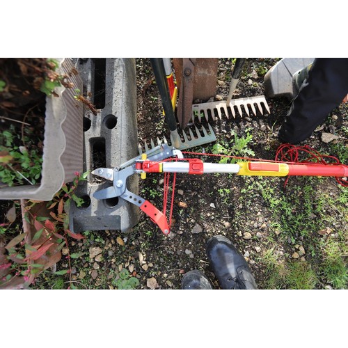 27 - Qty of garden tools Inc wolf tools & strimmer