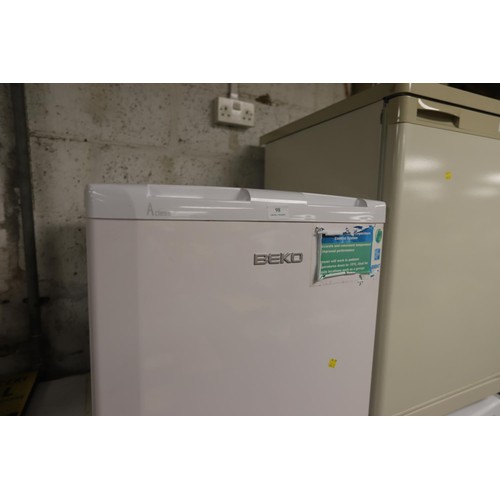 98 - Beko larder freezer - warranted until 12 noon Tuesday following the above sale