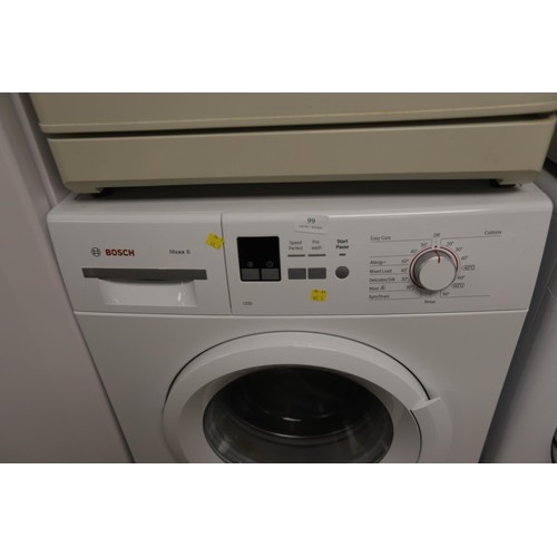 99 - Bosch washing machine - warranted until 12 noon Tuesday following the above sale