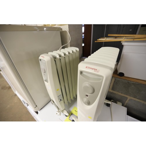 103 - Dimplex oil filled radiator x2 - warranted until 12 noon Tuesday following the above sale