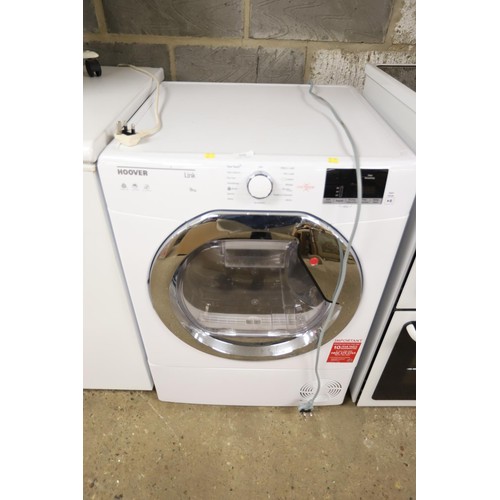 105 - Hoover 9kg washing machine - not for sale failed safety test (do not plug in)