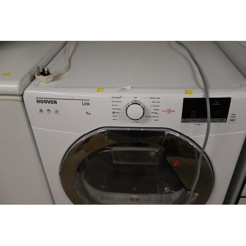 105 - Hoover 9kg washing machine - not for sale failed safety test (do not plug in)