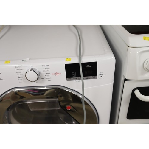 105 - Hoover 9kg washing machine - not for sale failed safety test (do not plug in)