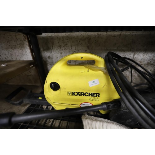 140 - Karcher jet wash 420 model - returned under warranty