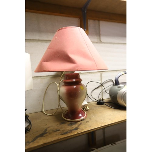 151 - 4x various table lamps with shades - warranted until 12 noon Tuesday following the above sale