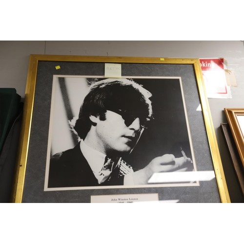 174 - Framed picture of John Winston Lenon