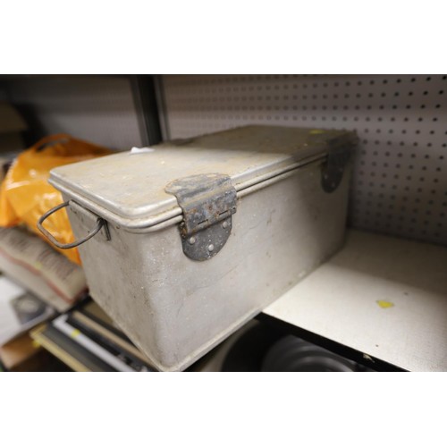 209 - Small aluminium toolbox