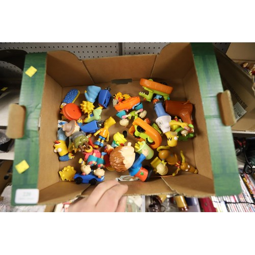 220 - Qty of Rug Rats & Simpons McDonald's toys