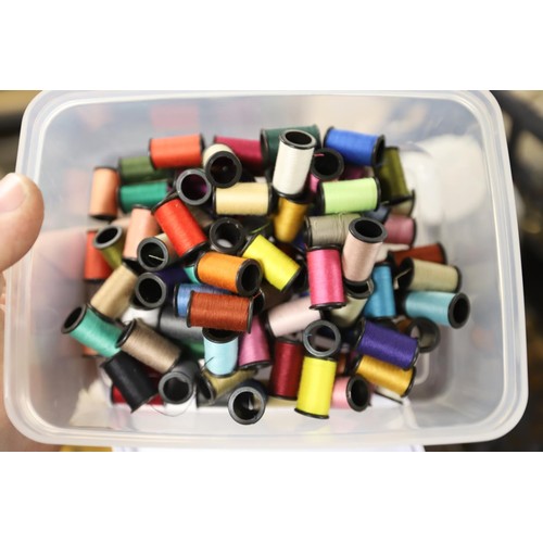 239 - Box of sewing items