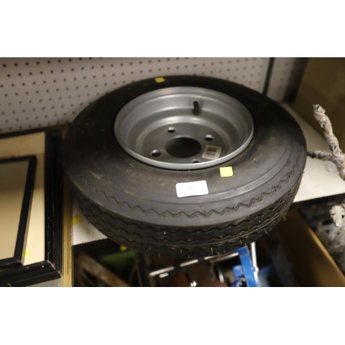 245 - Small Trailer wheel