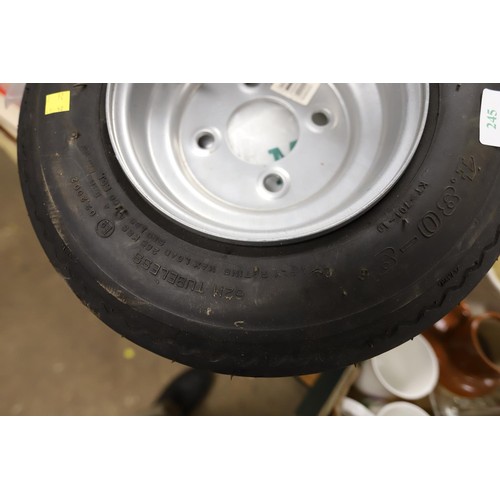 245 - Small Trailer wheel