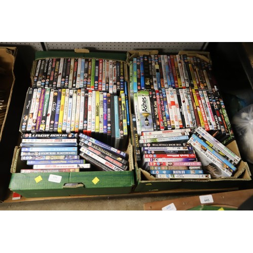 259 - 2 boxes of DVDs