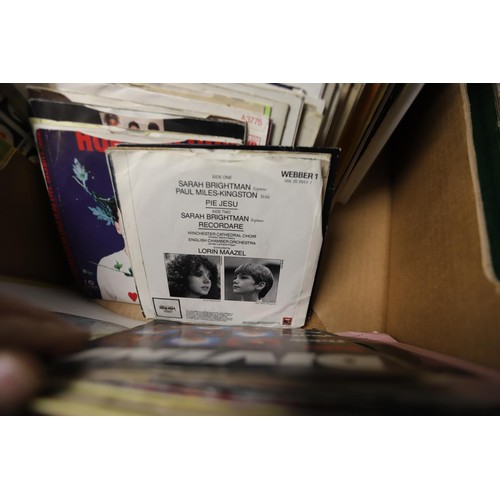 260 - 2 boxes of records, incl Blondie & Jackson 5