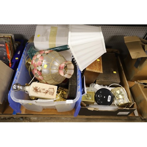 268 - Plastic crate & tray of interesting bits - warranted until 12 noon Tuesday following the above sale