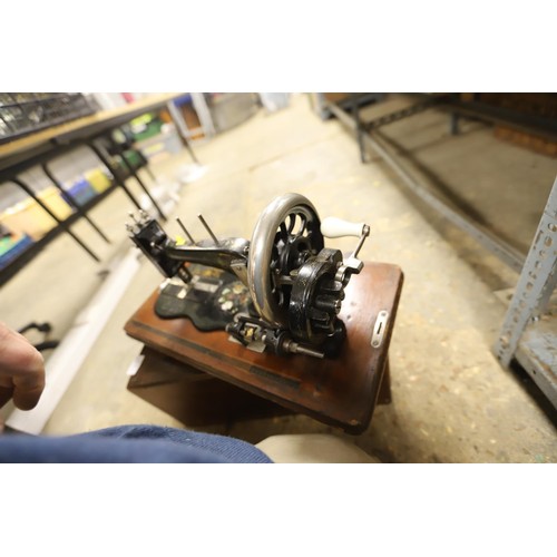 298 - Antique sewing machine