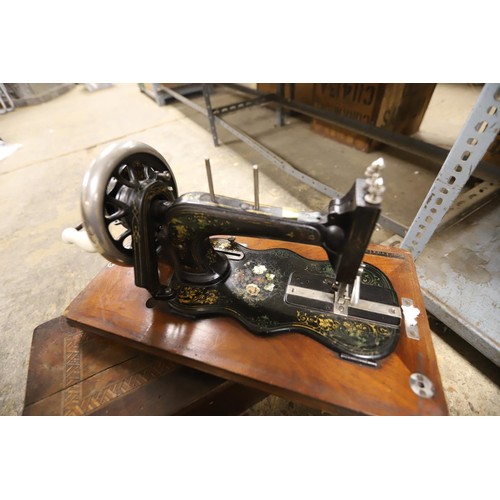 298 - Antique sewing machine