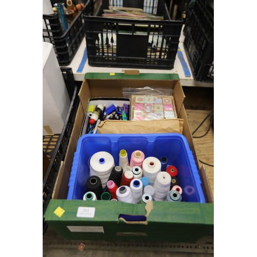 310 - 2 boxes of craft/sewing