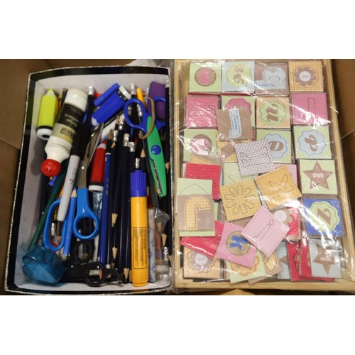 310 - 2 boxes of craft/sewing