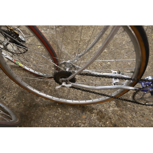 388 - Hetchins Single gear vintage racing bike 23 inch frame with Front and back quick released wheels