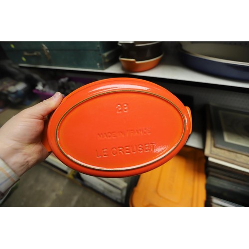 227 - 3 Le Creuset roasting dishes